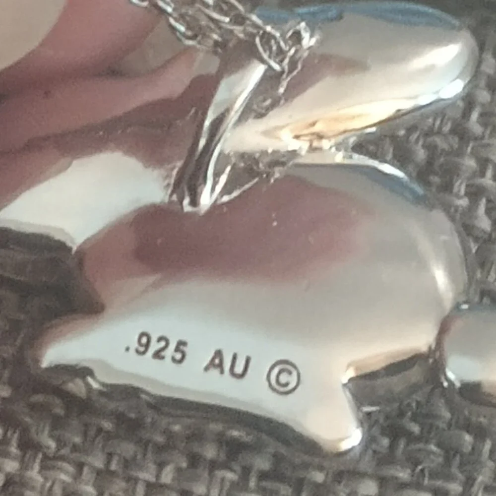 925 AU Bunny Rabbit Necklace 18